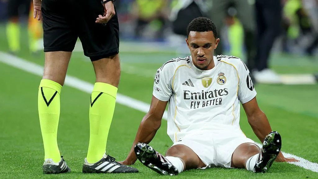 The English defender sustains untimely blow in Real Madrid UCL tie